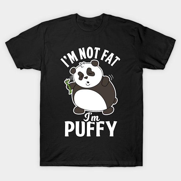 Thick Panda Belly Eat Humor T-Shirt by Tobias Store